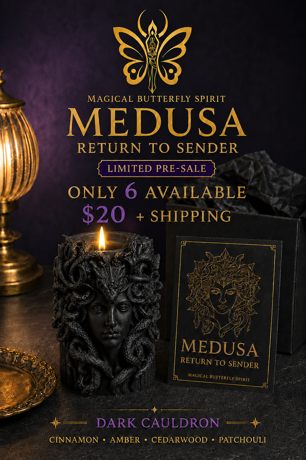 Medusa Return to Sender Candle
