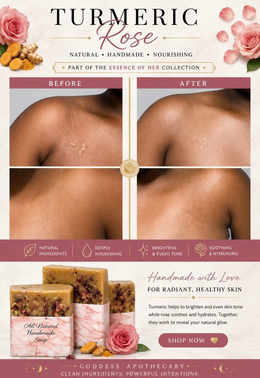 Golden Rose Turmeric Soap