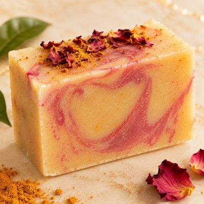 Golden Rose Turmeric Soap