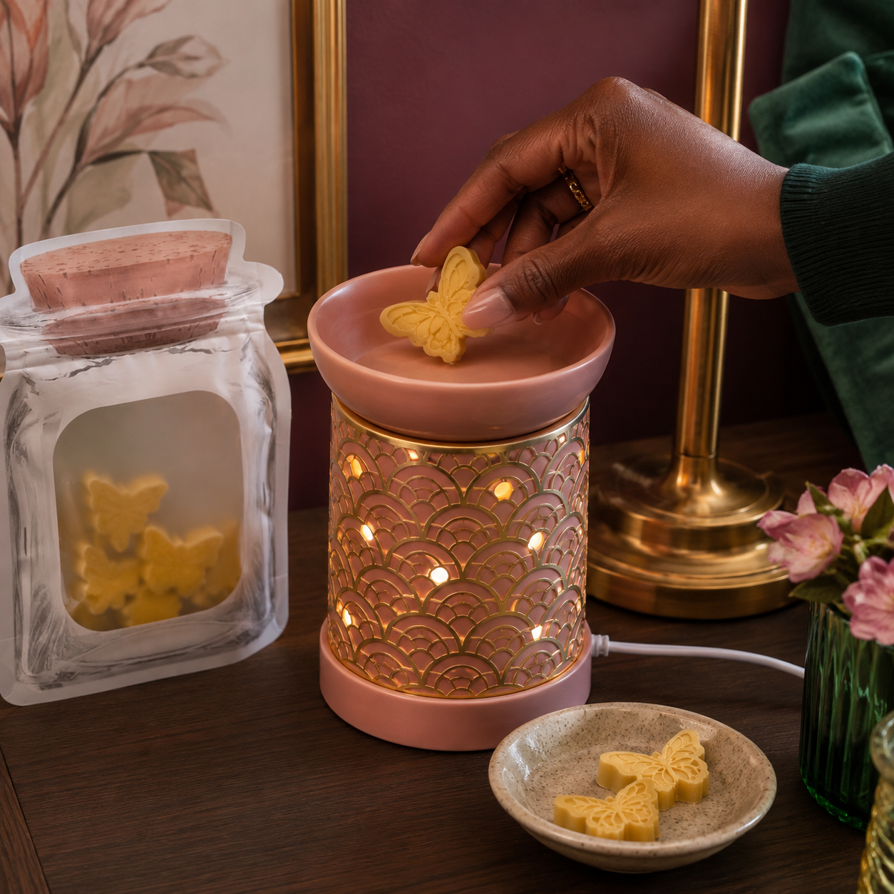 Honey Money Butterfly Beeswax Wax Melts | Prosperity, Opportunity & Abundance