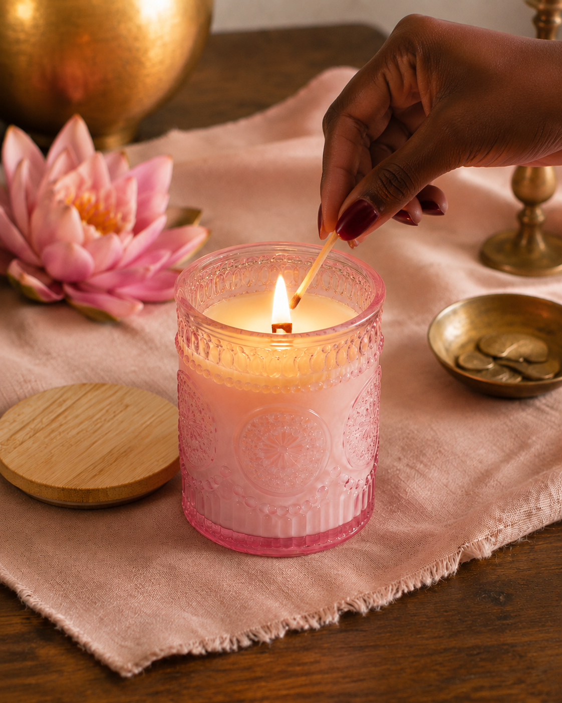 Honey, Money Calling You Manifesting Candle